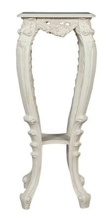 Biscottini Panchetto Portavaso Biscottini Legno Bianco Anticato Stile Fiorentino Made