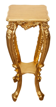 Biscottini PANCHETTO PORTAVASO IN FINITURA FOGLIA FOGLIA ORO ANTICATO ANTICATO MADE IN ITALY