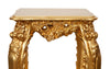 Biscottini PANCHETTO PORTAVASO IN FINITURA FOGLIA FOGLIA ORO ANTICATO ANTICATO MADE IN ITALY
