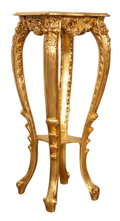 Biscottini PANCHETTO PORTAVASO IN FINITURA FOGLIA FOGLIA ORO ANTICATO ANTICATO MADE IN ITALY