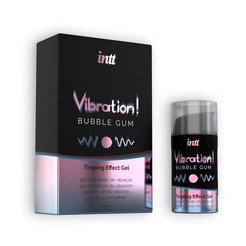 Intt Gel con Effetto Vibrante al Aroma di Bubble Gum