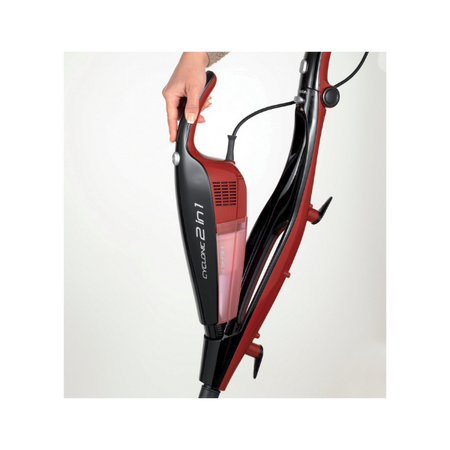 ARIETE EVO 2 IN 1 (2764/10) - SCOPA ELETTRICA + ASPIRABRICIOLE SENZA SACCO - 2 ACCESSORI INCLUSI - 0,8L - 600W