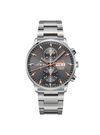 MIDO Orologio Commander Chronograph m0164141106100 da donna