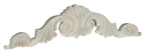 Biscottini SOPRAPORTA IN LEGNO FINITURA BIANCA ANTICATA MADE IN ITALY
