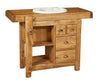 Biscottini MOBILE DA BAGNO IN LEGNO MASSELLO E MARMO MADE IN ITALY Questo elegante, solido