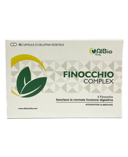 Finocchio complex 45 caps. con Anice, Ananas, Melissa, Carvi, Angelica per la normale eliminazione dei gas intestinali