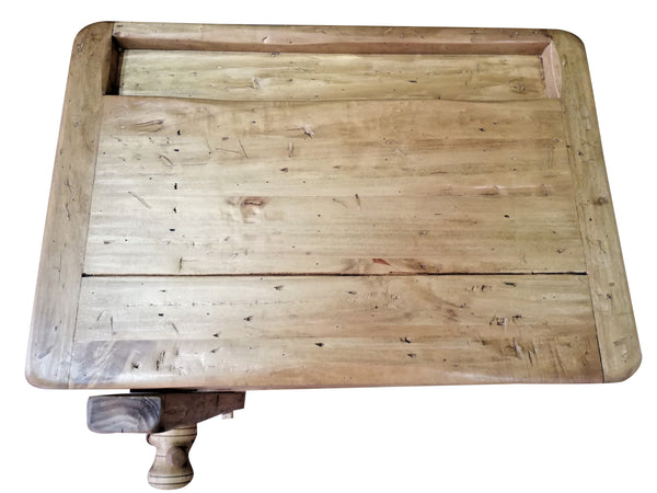 Biscottini Banco lavoro Country legno massello tiglio Biscottini Made Italy 64x57x82