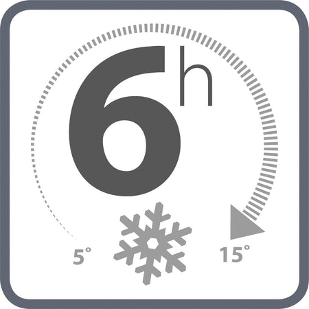 Carrello Porta Spesa con Borsa Termico 32lt Max Peso 25kg Chiusura Ermetica Grigio