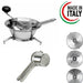 Kit 2pz Passa Verdure Acciaio inox 18/10 e Schiacciapatate Inox 24cm Made in italy