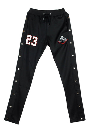 BLACK PYRAMID Pantalone Tuta Uomo Bp 23 Tear Away Tp Black da uomo