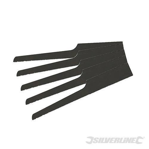 Lame per seghetti pneumatici  5 pezzi Silverline 95x12mm