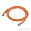 Tubo gas per butano e propano con connettori pressione 20 bar silverline Silverline