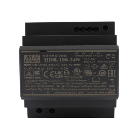 Alimentatore 24VCC 4.2A 100.8W Mean Well