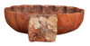 Biscottini Acquasantiera a conchiglia in marmo rosso di Verona Made in Italy