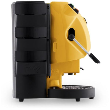 MACCHINA CAFFE FROG BASE RE GIALLO OCRA