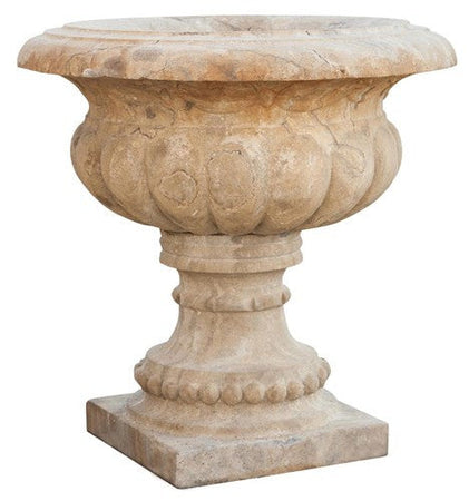 Biscottini Biscottini Vaso Festonato Giardino Pietra Conca Artigianale Toscano 60x60x60