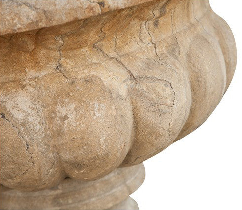 Biscottini Biscottini Vaso Festonato Giardino Pietra Conca Artigianale Toscano 60x60x60