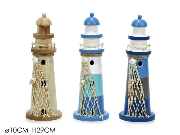 Faro Decorazione Marina Ø10xH29cm 3 Assortimenti