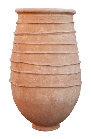 Biscottini Biscottini Vaso Terra Cotta Fatto a Mano 56x56x105 Orcio Anfora Decorativa