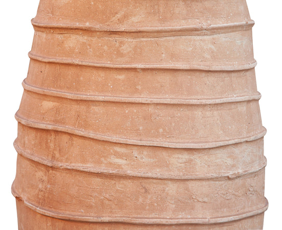 Biscottini Biscottini Vaso Terra Cotta Fatto a Mano 56x56x105 Orcio Anfora Decorativa