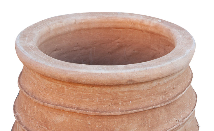 Biscottini Biscottini Vaso Terra Cotta Fatto a Mano 56x56x105 Orcio Anfora Decorativa