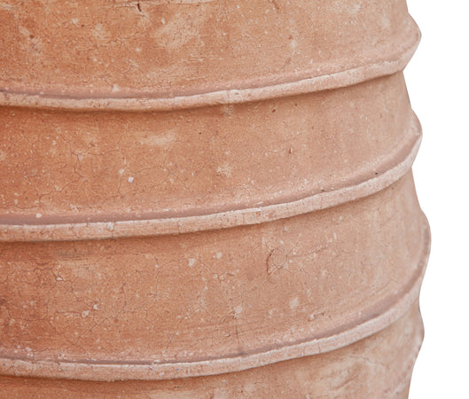 Biscottini Biscottini Vaso Terra Cotta Fatto a Mano 56x56x105 Orcio Anfora Decorativa
