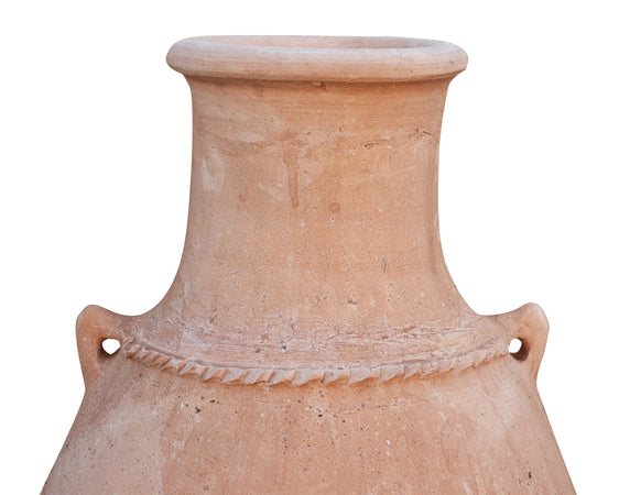 Biscottini Biscottini Anfora Terracotta 65x65x110 Marocco Fatta a Mano Orcio Vaso