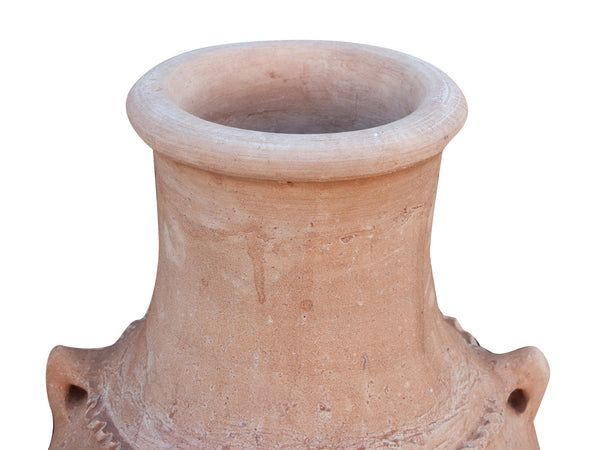 Biscottini Biscottini Anfora Terracotta 65x65x110 Marocco Fatta a Mano Orcio Vaso