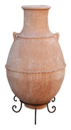 Biscottini Biscottini Anfora Terracotta 65x65x110 Marocco Fatta a Mano Orcio Vaso