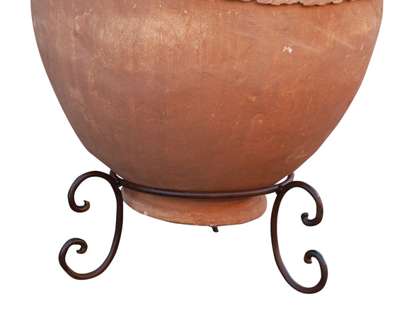 Biscottini Biscottini Anfora Terracotta Tradizionale Sahara Fatta Mano 60x60x110 Grande