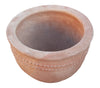 Biscottini Biscottini Vaso Ciotola Orcio Terracotta Marocco Fatto a Mano 65x55 Artigianale