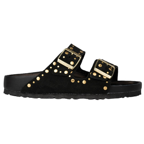 BIRKENSTOCK Arizona Rivet Sandals in Black da donna