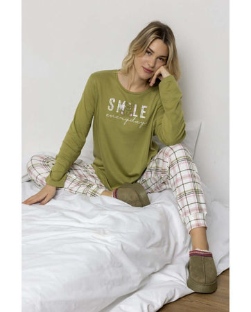 Admas Pigiama da Donna in Caldo Cotone 63604 2510S30