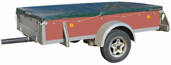 Telo verde multiuso 100g 3x4m confezione da 5 pezzi