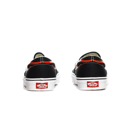 VANS Scarpa Bassa Uomo Classic Slip-on (flame) Black/black/white da uomo