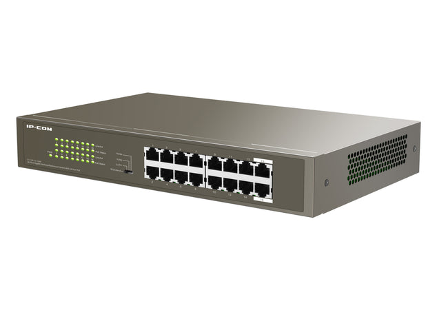 Switch 16 Porte Gigabit Desktop/Rack con 16 porte PoE+, G1116P-16-150W