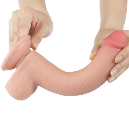 Dildo Realistico Ventosa Sliding-Skin Dong 9.0"