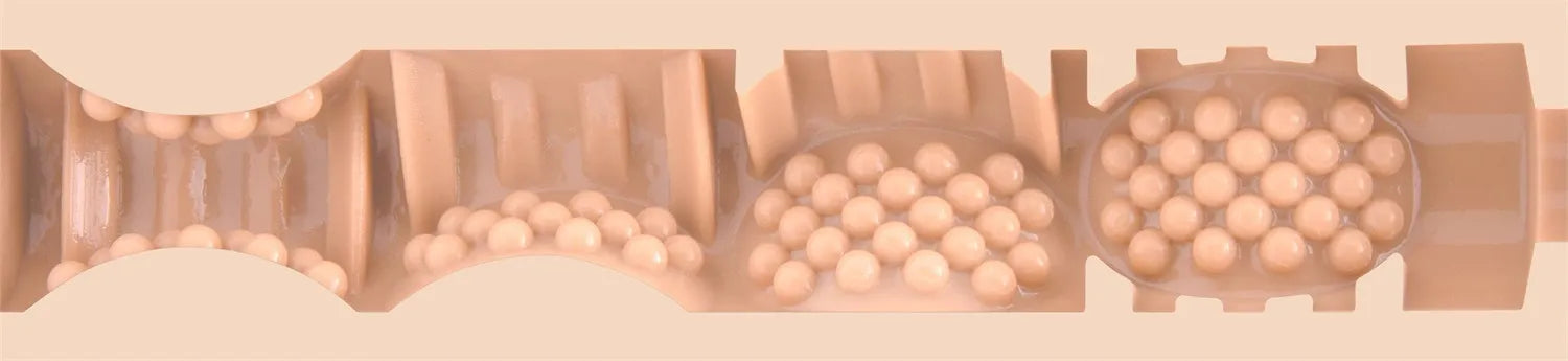 Masturbatore Uomo Fleshlight FleshSack con foro anale e testicoli ciondolanti Premium