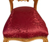 Biscottini Sedia poltroncina stile francese Luigi XVI in legno massello di faggio