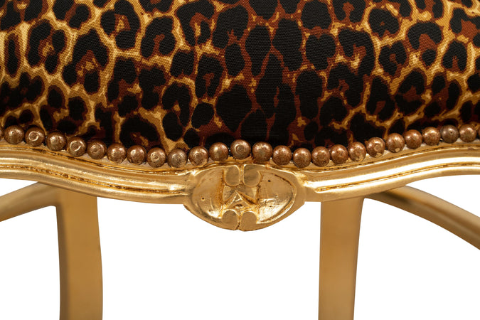 Biscottini Biscottini Sedia Poltroncina Stile Luigi XVI Faggio Intagliato Foglia Oro