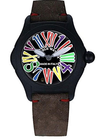 BOOBLE - orologio NERO NUMERI COLORATI