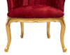 Biscottini Poltrona stile francese Luigi XVI in legno massello di faggio