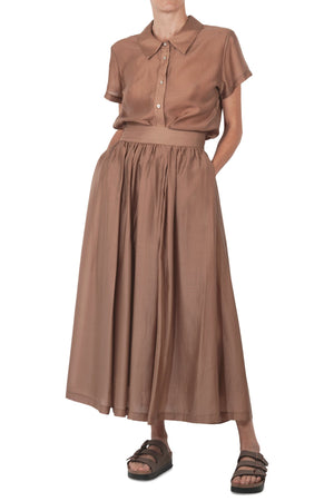 LA FEMME BLANCHE La Femme Blanche - Gonna - 451601 - Cammello da donna