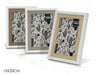 Portafoto15x20cm bianco e color legno.