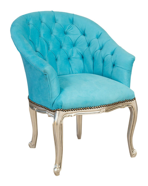 Biscottini Sedia Poltrona Biscottini Luigi XVI Legno Faggio Shabby Chic 68x67x82 Classica