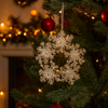 Pendente corona pensile per albero di Natale per decorazioni natalizie h 12 cm