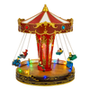 Carosello animato con luci led e movimento per decorazioni natalizie