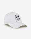 ARMANI EXCHANGE Berretto Baseball Bianco con logo AX