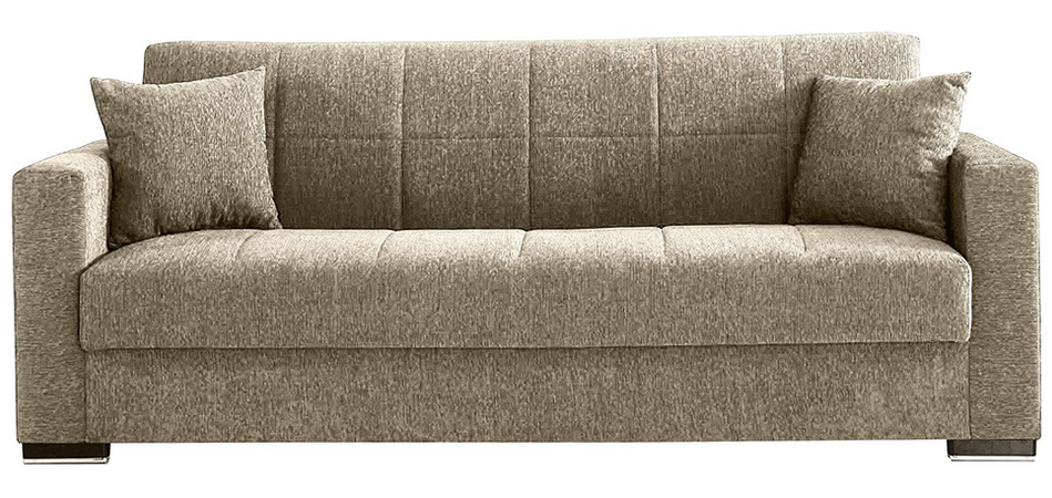 DIVANO LETTO PRONTOLETTO NORA CM. 210x80x90H COLORE BEIGE O GRIGIO