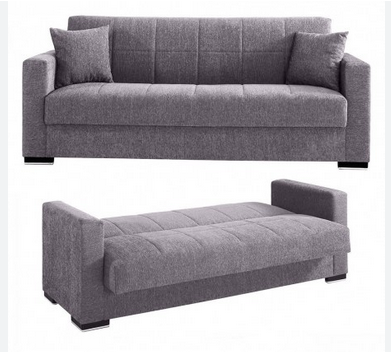 DIVANO LETTO PRONTOLETTO NORA CM. 210x80x90H COLORE BEIGE O GRIGIO